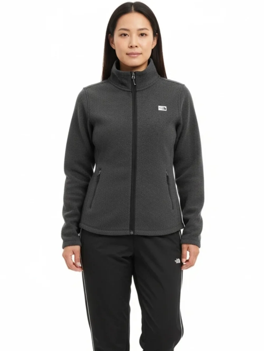 The North Face Women's Crescent Full Zip Black Size L - Picture 2 of 5